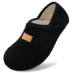 ANLUKE Slipper for Women Men Slipper Socks Fuzzy House Shoes Rubber Sole Slip On Soft-Lightweight Non Slip Indoor/Outdoor by ANLUKE