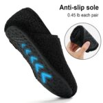 ANLUKE Slipper for Women Men Slipper Socks Fuzzy House Shoes Rubber Sole Slip On Soft-Lightweight Non Slip Indoor/Outdoor by ANLUKE