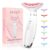 Anti-rinkles Facial Massager – Red-Light Therapy for Face and Neck, Sculpting Tool with 7 Color, At-Home Face Tool for Skin Care (White) by Doset