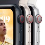 Apple Watch SE 2nd Gen (GPS, 40mm) - Starlight Case with Starlight Sport Band S/M (Renewed) by Amazon Renewed