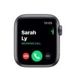 Apple Watch Series 5 (GPS, 44MM) - Space Gray Aluminum Case with Black Sport Band (Renewed) by Amazon Renewed