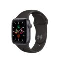 Apple Watch Series 5 (GPS, 44MM) – Space Gray Aluminum Case with Black Sport Band (Renewed) by Amazon Renewed