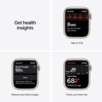 Apple Watch Series 7 (GPS, 41mm) Starlight Aluminum Case with Starlight Sport Band, Regular (Renewed) by Amazon Renewed