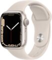 Apple Watch Series 7 (GPS, 41mm) Starlight Aluminum Case with Starlight Sport Band, Regular (Renewed) by Amazon Renewed