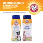 Arm & Hammer for Pets Super Deodorizing Shampoo for Dogs | Best Odor Eliminating Dog Shampoo | Great for All Dogs & Puppies, Fresh Kiwi Blossom Scent, 20 oz, 2-Pack by Arm & Hammer