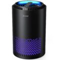 AROEVE Air Purifiers for Bedroom Home, Air Purifier For Smoke Pollen Dander Hair Smell Air Cleaner with Sleep Mode Speed Control For Bedroom Office, MK01- Black(Available for… by AROEVE