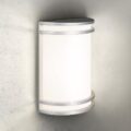 ASD 10 Inch LED Outdoor & Indoor Wall Mount Light Fixture – Brushed Nickel Modern Wall Sconce Lighting – 15W 120-277V 3000K 4000K 5000K Adjustable Dimmable Front Door & Patio… by ASD