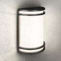 ASD 10 Inch LED Outdoor & Indoor Wall Mount Light Fixture – Matte Black Modern Wall Sconce Lighting – 15W 120-277V 3000K 4000K 5000K Adjustable Dimmable Front Door & Patio… by ASD