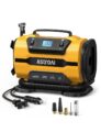 AstroAI Tire Inflator Portable Air Compressor Pump 150PSI 12V DC/110V AC with Dual Metal Motors&LED Light, Automotive Car Accessories&Two Modes for Car, Bicycle Tires and Air… by AstroAI