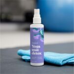 ASUTRA Yoga Mat Cleaner Spray (Peaceful Lavender), 4 fl oz - No Slippery Residue, Organic Essential Oils, Deep-Cleansing for Fitness Gear & Gym Equipment, Microfiber Towel Included by ASUTRA