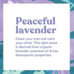 ASUTRA Yoga Mat Cleaner Spray (Peaceful Lavender), 4 fl oz - No Slippery Residue, Organic Essential Oils, Deep-Cleansing for Fitness Gear & Gym Equipment, Microfiber Towel Included by ASUTRA