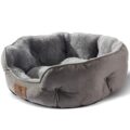 Asvin Small Dog Bed for Small Dogs, Cat Beds for Indoor Cats, Pet Bed for Puppy and Kitty, Extra Soft & Machine Washable with Anti-Slip & Water-Resistant Oxford Bottom, Grey, 20… by Asvin