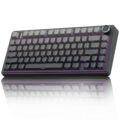 AULA F75 Pro Wireless Mechanical Keyboard,75% Hot Swappable Custom Keyboard with Knob,RGB Backlit,Pre-lubed Reaper Switches,Side Printed PBT Keycaps,2.4GHz/USB-C/BT5.0… by AULA