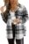 AUTOMET Womens Fall Outfits Fashion Clothes Shackets Flannel Plaid Button Down Long Sleeve Shirts Jackets by AUTOMET