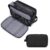 BAGSMART Toiletry Bag for Men, Travel Toiletry Organizer Dopp Kit Water-resistant Shaving Bag for Toiletries Accessories, Door Room Essentials, Black-medium by BAGSMART