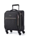 BAGSMART Underseat Carry On luggage Airline approved, 16-inch Softside Underseater Travel Suitcase with Spinner Wheels Lightweight Overnight Bag Small Rolling Carry-on for Women… by BAGSMART