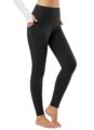baleaf Women’s Fleece Lined Leggings Thermal Warm Winter Tights High Waisted Yoga Pants Cold Weather with Pockets by baleaf