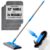 Baseboard Cleaner Tool with Handle – Wall Mop Cleaner with Long Handle for Ceiling, Baseboard, & More – Dry, Wet Wall Cleaner Mop w/ 3 Reusable Microfiber Cloths – Durable House… by Makualono & Co