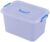 Basicwise Large Clear Storage Container with Lid and Handles by Basicwise