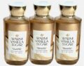 Bath/Body [3 Pack] SHOWER GEL/BODY WASH 10 FL OZ / 295 mL (Packaging may vary) (Full Size, WARM VANILLA SUGAR) by Generic