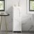 Bathroom Storage Cabinet, Corner Floor Cabinet with 2 Doors and Adjustable Shelf, Narrow Toilet Paper Cabinet, Bathroom Organizer for Small Spaces, White BC19913X by Hzuaneri