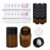 Beauticom 2ML Amber Glass Vial 144 Pieces with Orifice Reducer and Dropper Top by Beauticom