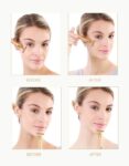 Beauty Bar 24k Golden Pulse Facial Massager, T-Shape Electric Sign Face Massage Tools for Sensitive Skin Face Pull Tight Firming Lift by DANGSHAN