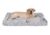 Bedfolks Waterproof Crate Bed, Plush Dog Kennel Pad with Removable Washable Cover, Faux Fur, Fluffy, 41″x27″, Dark Grey by Bedfolks