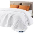 Bedsure Comforter Duvet Insert – Quilted Comforters Queen Size, All Season Duvet, Down Alternative Bedding, with 8 Tabs, Gifts for Women/Men, White, Queen 88 x 88 Inches by Bedsure