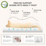 Bedsure Dog Beds Large Sized Dog - Comfy Flat Pet Beds with Removable Washable Cover, Orthopedic Egg Crate Foam Puppy Mat, Suitable for Pet Up to 65 lbs by Bedsure