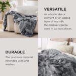 Bedsure GentleSoft Fluffy Fuzzy Faux Fur Throw Blanket for Couch, Soft Sherpa Fleece Cozy Gifts for Women, Christmas Plush Blanket Bed Room Decor for Men, Thick Warm Minky Gifts... by Bedsure