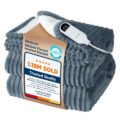 Bedsure GentleSoft Heated Blanket Electric Throw – Soft Ribbed Flannel Electric Blanket, Heating with 4 Time Settings, 6 Heat Levels, 3 hrs Timer Auto Shut Off, Gifts for… by Bedsure