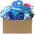 Beiker 20 Pack Puppy Chew Toys – Blue Dog Teething Toys for Puppies, Puppy Teething Rings and Ropes, Blue Rubber Toy Bundle for Small Dogs, Cute Interactive Dog Balls for Small… by Beiker