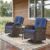 Belord Patio Wicker Chairs Swivel Rocker – Outdoor Swivel Rocking Chairs Set of 2 with Rattan Side Table, Patio Swivel Glider Chair 3 Piece Patio Furniture Sets for Deck Porch… by Belord