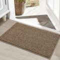 BEQHAUSE Dirt Trapper Door Mat 20″ x 32″, Non-Slip Washable Doormats Entrance Mat, Dirt Resistant and Absorbent Welcome Mat, Low Profile Floor Mats for Front Back Door and… by BEQHAUSE
