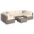 Best Choice Products 7-Piece Modular Outdoor Sectional Wicker Patio Conversation Set w/ 2 Pillows, Coffee Table, Cover Included – Gray/Cream by Best Choice Products
