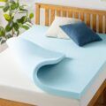 Best Price Mattress 3 Inch Ventilated Memory Foam Mattress Topper, Cooling Gel Infusion, CertiPUR-US Certified, Dorm Essentials, Queen by Best Price Mattress