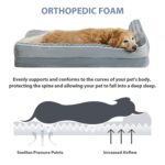 BFPETHOME Orthopedic Dog Bed for Large Dogs-Big Waterproof Sofa Dog Bed with Removable Washable Cover, Washable Pet Bed with Waterproof Lining and Nonskid Bottom,Pet Bed for... by BFPETHOME