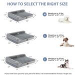 BFPETHOME Orthopedic Dog Bed for Large Dogs-Big Waterproof Sofa Dog Bed with Removable Washable Cover, Washable Pet Bed with Waterproof Lining and Nonskid Bottom,Pet Bed for... by BFPETHOME