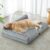 BFPETHOME Orthopedic Dog Bed for Large Dogs-Big Waterproof Sofa Dog Bed with Removable Washable Cover, Washable Pet Bed with Waterproof Lining and Nonskid Bottom,Pet Bed for… by BFPETHOME