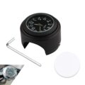 Bicycle Handlebar Clock Motorcycle Car Clock Glow-in-the-dark, Waterproof Bicycle Clock 2.2-2.54 cm Handlebar Universal (Black) by SLYHHZHMY