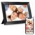BIGASUO Digital Picture Frame, 10.1″ Frameo Digital Frame WiFi with 32GB Memory, 1280×800 IPS Touch Screen, Send Photos/Videos from Your Phone Anywhere, Photo Gifts for Parents… by BIGASUO
