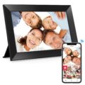 BIGASUO Digital Picture Frame, 10.1″ Frameo Digital Frame WiFi with 32GB Memory, 1280×800 IPS Touch Screen, Send Photos/Videos from Your Phone Anywhere, Photo Gifts for Parents… by BIGASUO