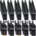 Bionso 55PCS Oscillating Saw Blades, Professional Universal Titanium Multitool Blades for Wood Plastics Metal, Quick Release Multi Tool Kits Fit Dewalt Ryobi Milwaukee Rockwell… by Bionso