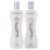 BioSilk Silk Therapy Duo Set Shampoo & Conditioner, Gentle Cleansing Haircare For Amazing Shine, Sulfate, Paraben, & Cruelty-Free, 12 Oz (Pack of 2) by BioSilk