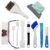 BLUE TOP Household Cleaning Brushes 10-Piece Set Window Crevice Cleaning Tool for Narrow Gap,Magic Window Sill Cleaning Tool for Slide door,Tile Lines,Shutter,Air… by BLUE TOP