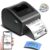 Bluetooth Shipping Label Printer 4×6 – D450BT Thermal Label Printer for Shipping Packages, Small Business, Home, Office, Compatible with Amazon, Ebay, Tiktok, Etsy, USPS by Omezizy