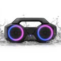Bluetooth Speaker 80W(Peak)Loud with Bass, 20H Playtime, IPX7 Waterproof, RGB Lights, TWS, Large Portable Wireless Speakers for Outdoor, Home, Party, Pool, Beach, Tailgating,… by OZJ