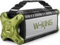 Bluetooth Speaker, 90W Max Loud Portable Speakers Wireless with Subwoofer *2, 50W Deep Bass Boombox/ IPX6 Waterproof/40H/EQ/Dual Pairing/TF/AUX, Large Outdoor Rugged Speaker for… by W-KING