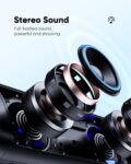 Bluetooth Speaker Stocking Stuffers for Men Women Teens Boys Girls: Portable Wireless, IPX5 Waterproof, White Elephant Gifts for Adults, Up to 20H Playtime, TWS Pair, for... by BolaButty